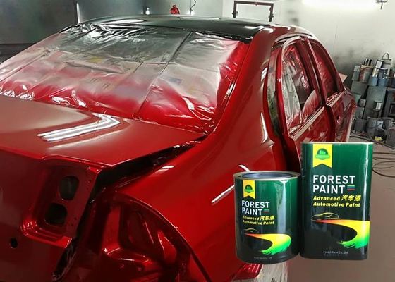 Automotive 2k Acrylic Enamel Auto Paint High Gloss White Lacquer Paint Top Coating