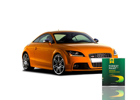 Moderate Bright Silver Metallic Car Spray Paint Clear Coat Scratch Repair