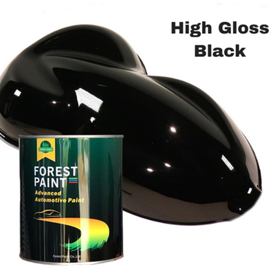 black acrylic enamel gloss auto paint complete gallon paint single stage