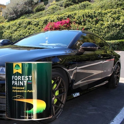 Brilliant Black Metallic Acrylic Polyurethane Gloss Car Paint